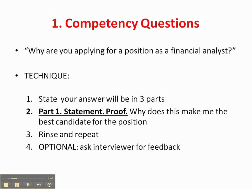 investment banking interview technical questions